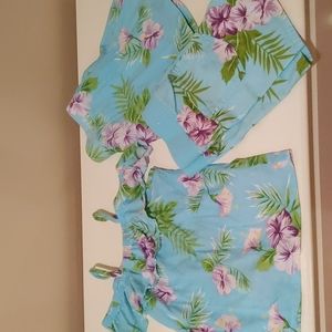 (10/12) Girls Tropical Outfit Set